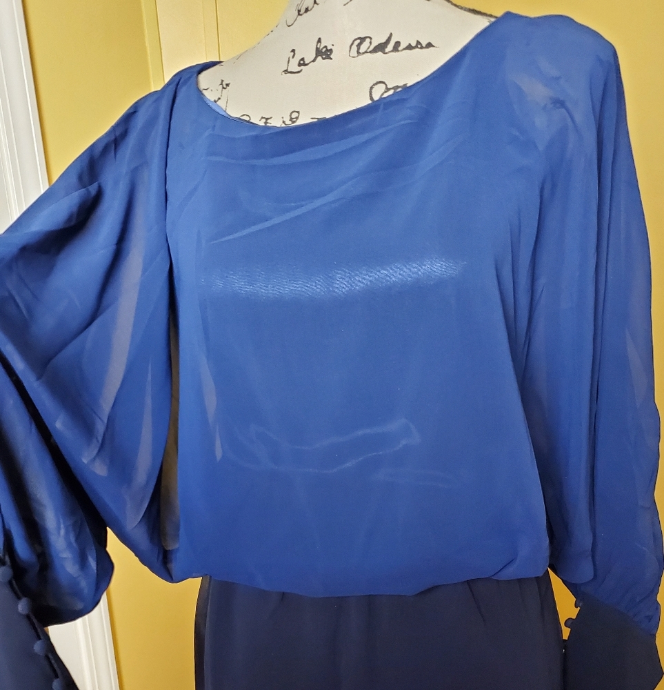Navy Blue Dress {tea n rose} - Picture 6 of 8